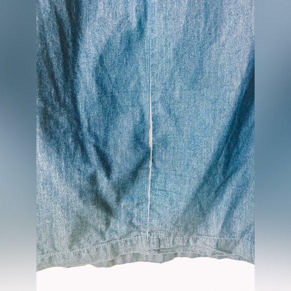 Chambray Embroidered Dress - Picture 5 of 5